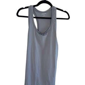 HUMANKIND Athletic Tank Top Racerback Gray Mesh Workout Activewear Women's Small